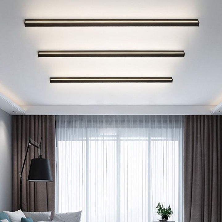 Minimalistyczna liniowa lampa ścienna LED – nastrojowe oświetlenie