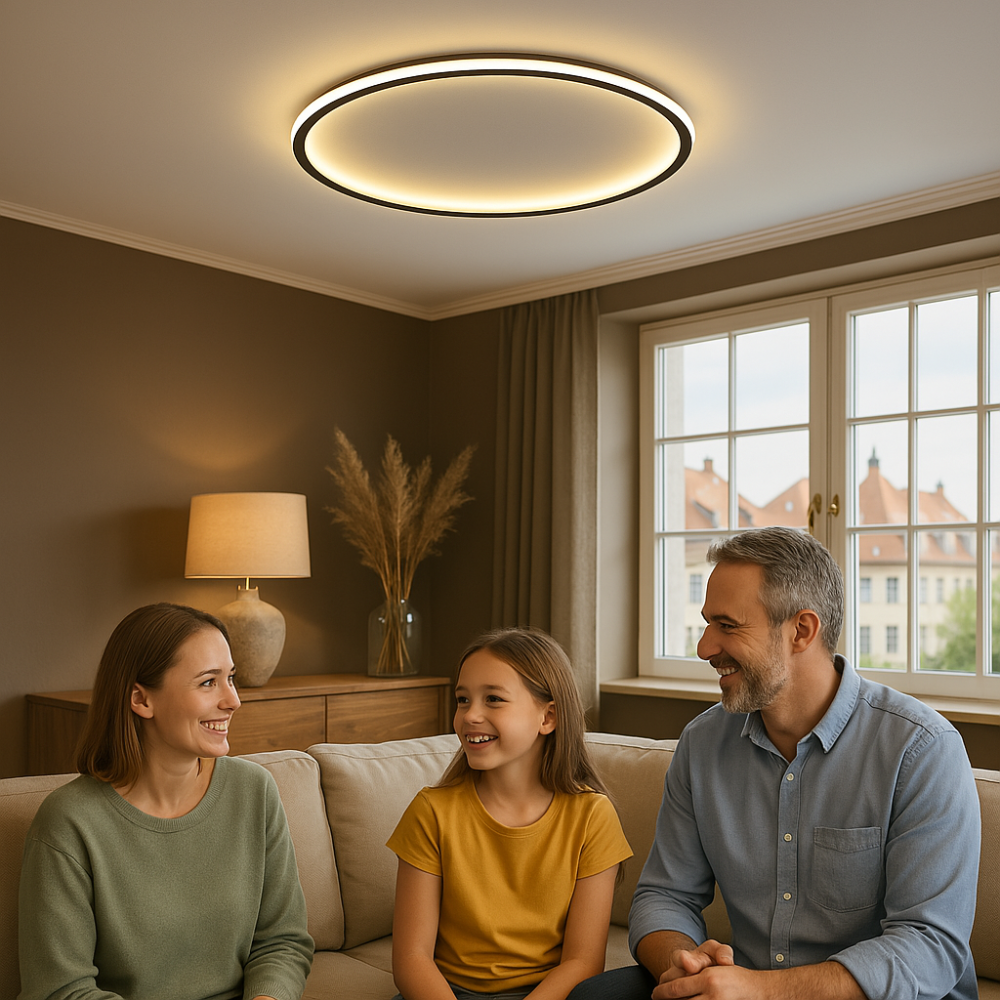 Skandynawska lampa sufitowa LED – nowoczesna