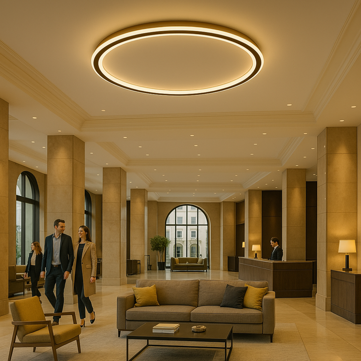 Skandynawska lampa sufitowa LED – nowoczesna