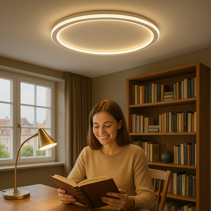 Skandynawska lampa sufitowa LED – nowoczesna