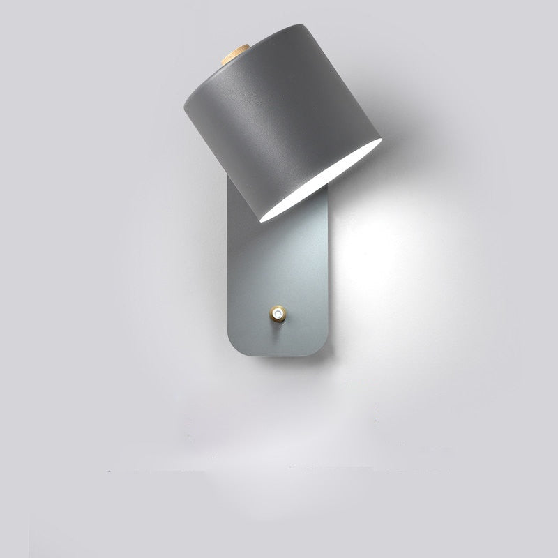Nowoczesna lampa ścienna LED z włącznikiem – dekoracyjne oświetlenie wewnętrzne