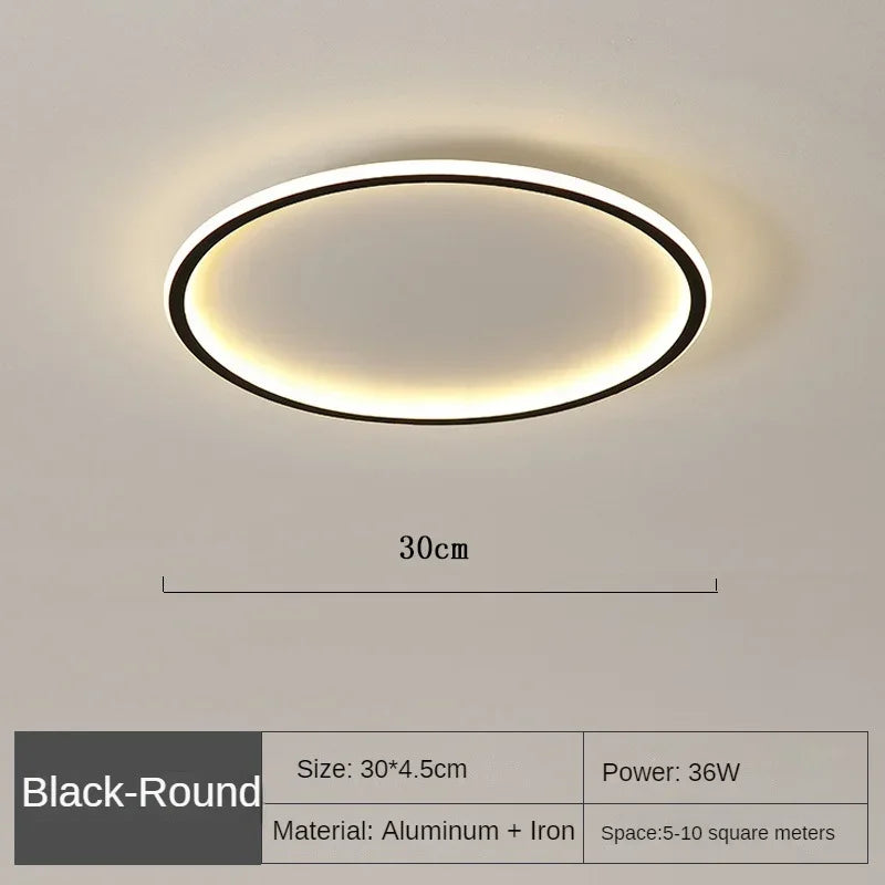 Skandynawska lampa sufitowa LED – nowoczesna
