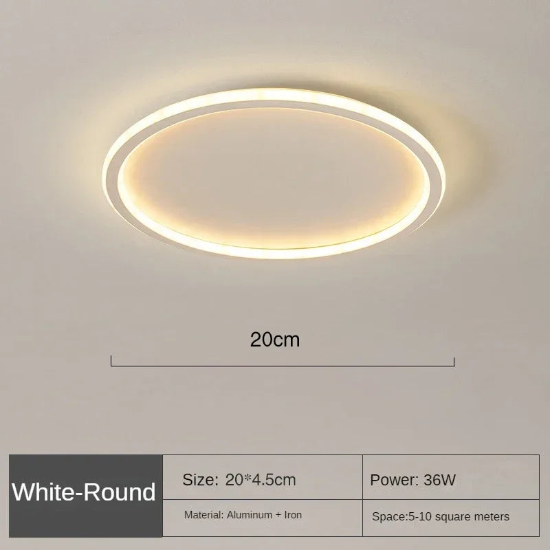 Skandynawska lampa sufitowa LED – nowoczesna