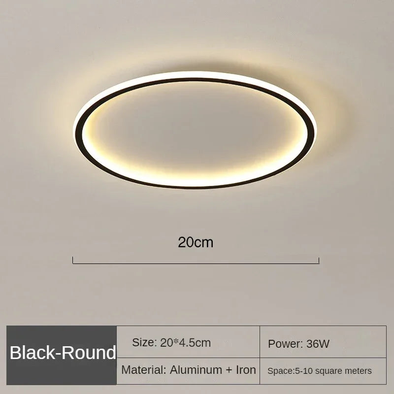 Skandynawska lampa sufitowa LED – nowoczesna