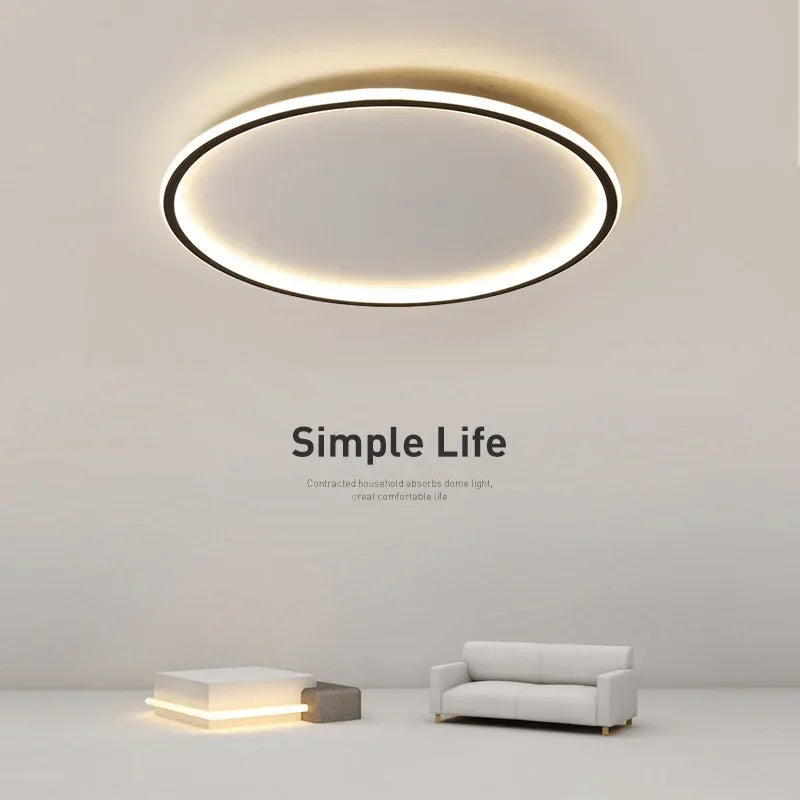 Skandynawska lampa sufitowa LED – nowoczesna