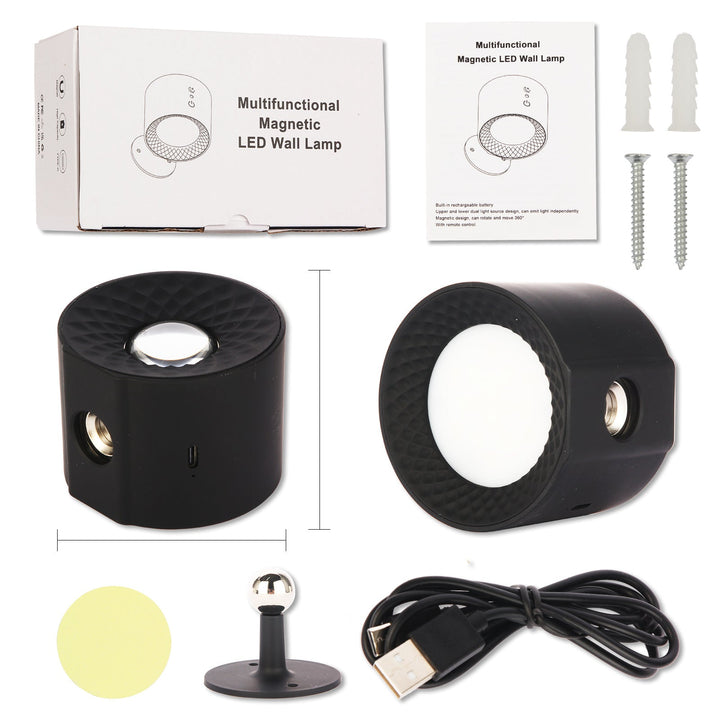 Lampa ścienna LED 360°