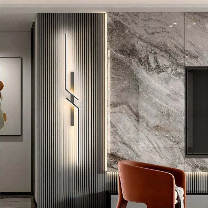 Nowoczesna lampa ścienna LED – minimalistyczny pionowy design