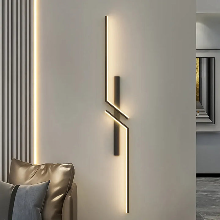Nowoczesna lampa ścienna LED – minimalistyczny pionowy design