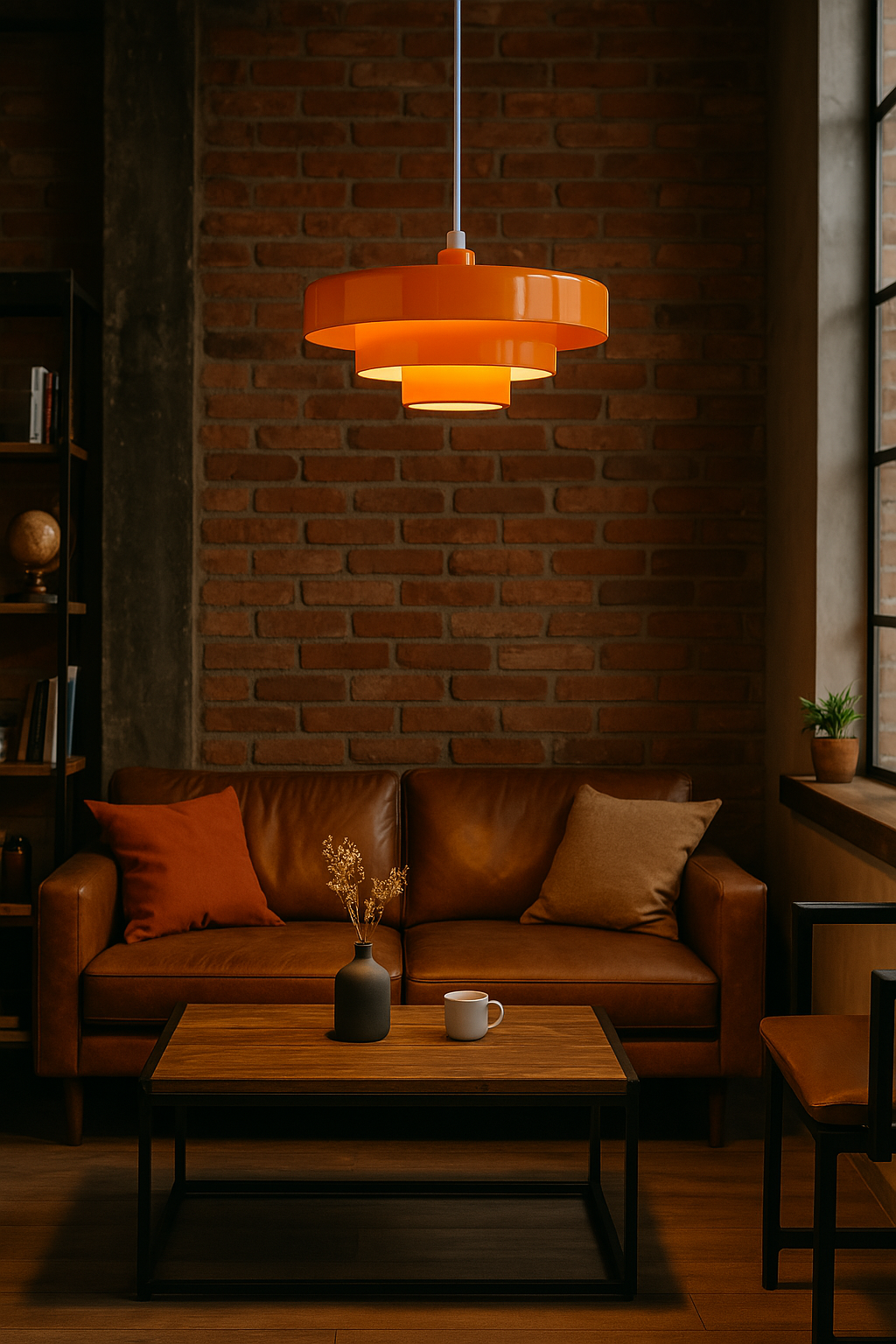 Vintage’owa lampa wisząca LED – stylowa
