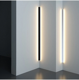 Minimalistyczna liniowa lampa ścienna LED – nastrojowe oświetlenie