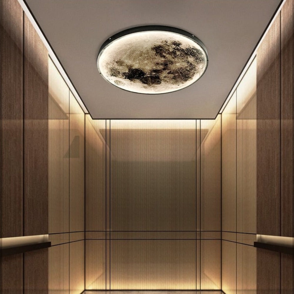 3D lampa sufitowa lub ścienna LED Księżyc albo Ziemia