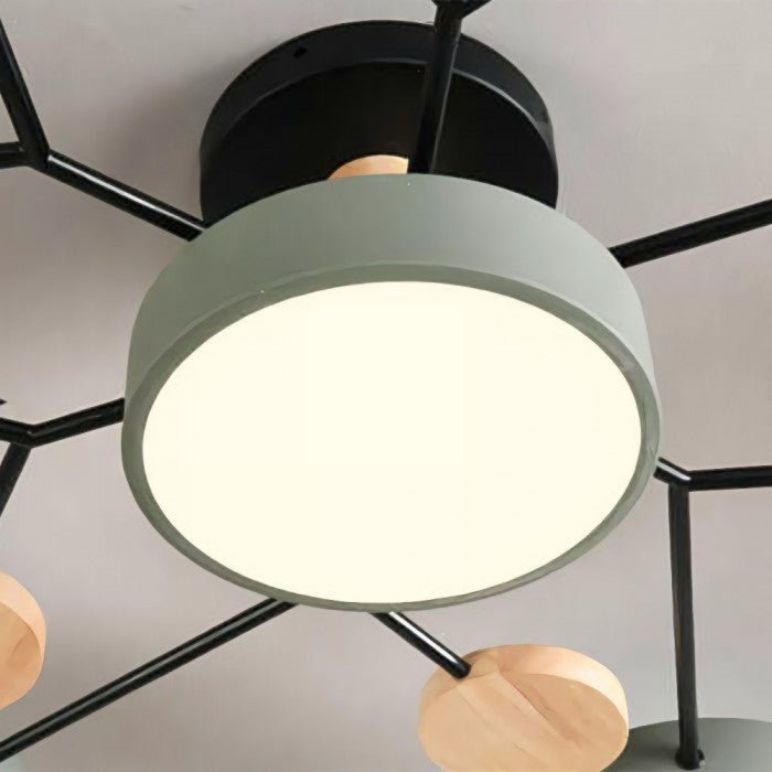 Skandynawska lampa sufitowa – gałęziowy design