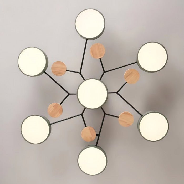 Skandynawska lampa sufitowa – gałęziowy design