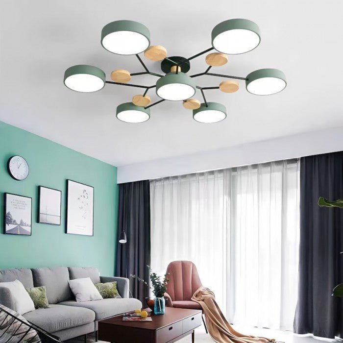 Skandynawska lampa sufitowa – gałęziowy design