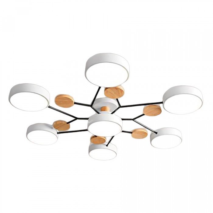 Skandynawska lampa sufitowa – gałęziowy design