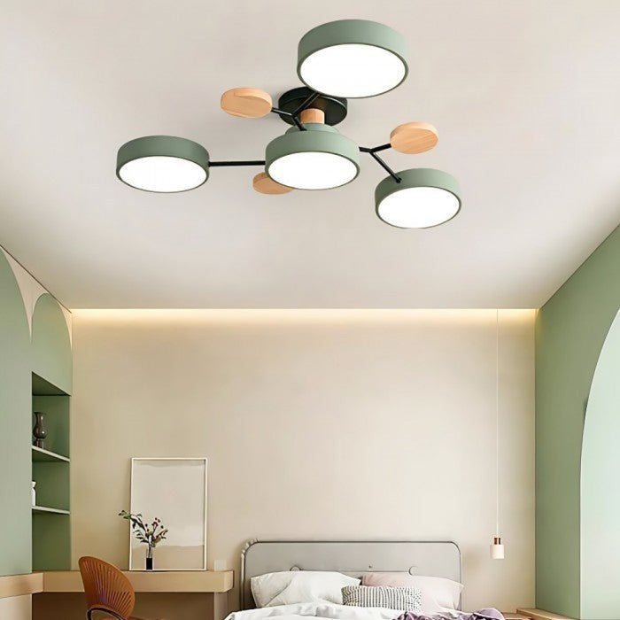 Skandynawska lampa sufitowa – gałęziowy design