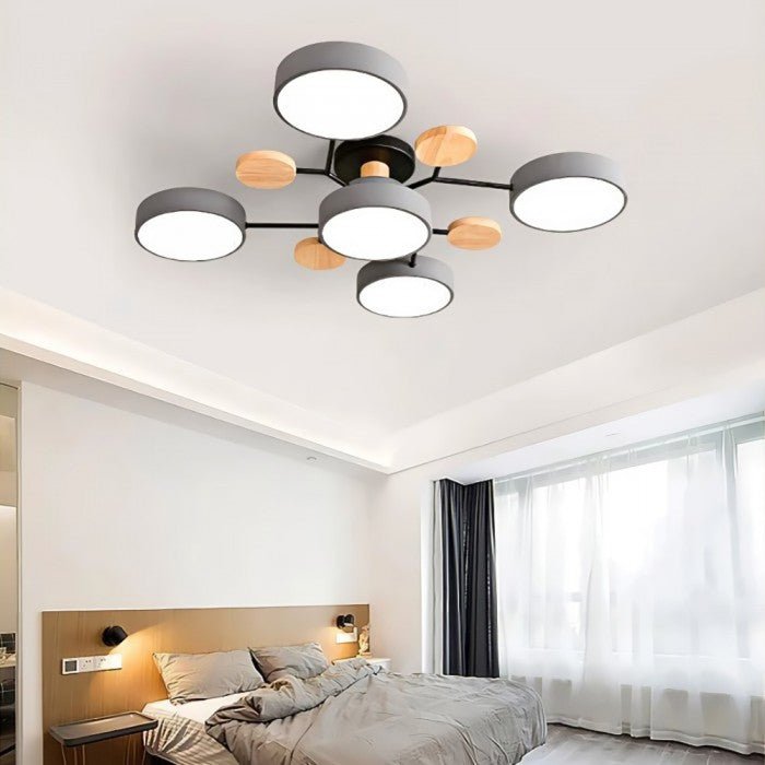 Skandynawska lampa sufitowa – gałęziowy design