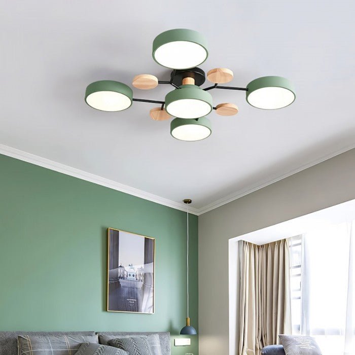 Skandynawska lampa sufitowa – gałęziowy design
